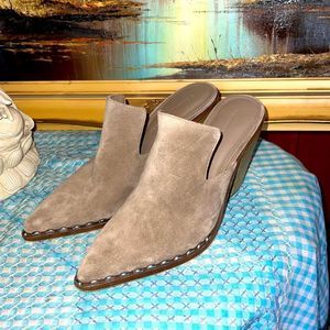 Sigerson Morrison suede mules